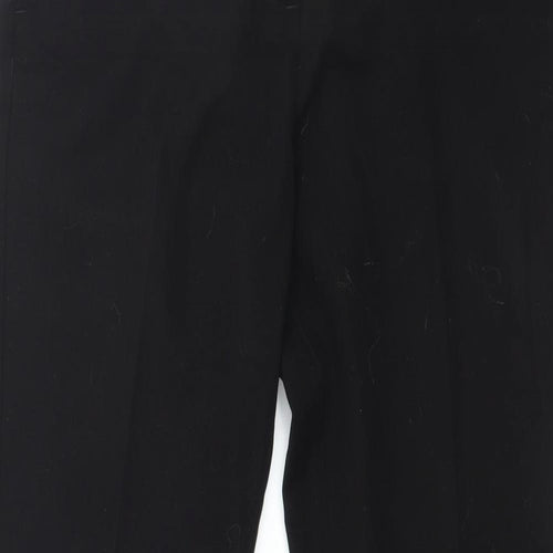 Papaya Womens Black   Trousers  Size 8 L28 in