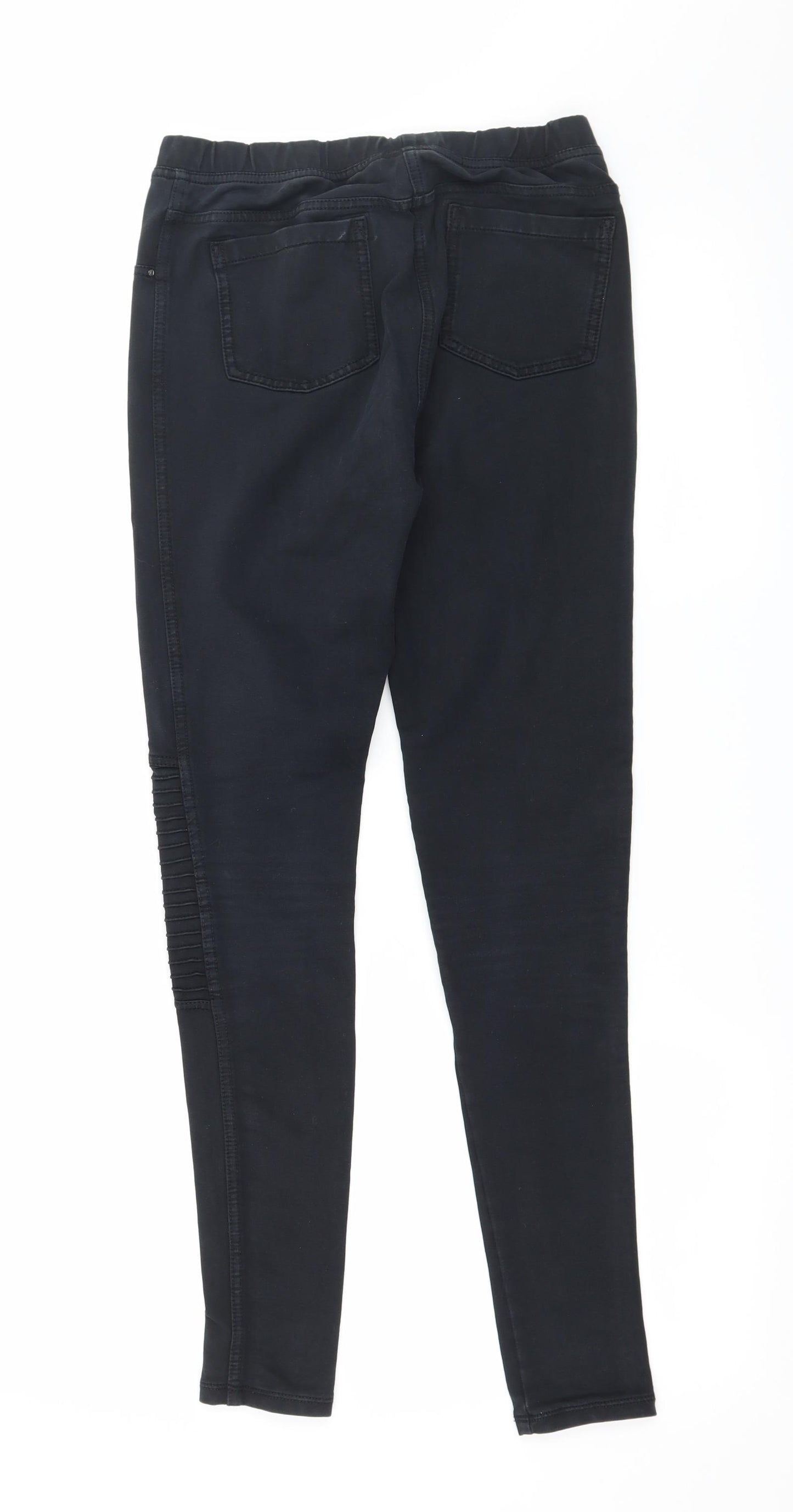 NEXT Womens Black  Jersey Capri Leggings Size 6 L27 in