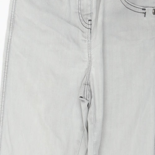 Marks and Spencer Womens Grey  Denim Skinny Jeans Size 10 L27 in
