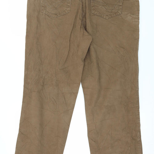 BRAX Womens Brown   Trousers  Size 36 in L31 in