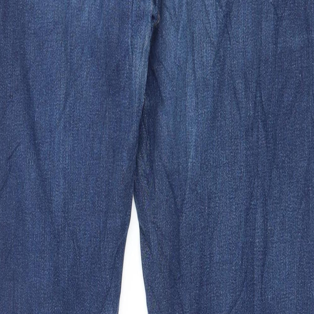 ESMARA Womens Blue  Denim Straight Jeans Size 16 L31 in