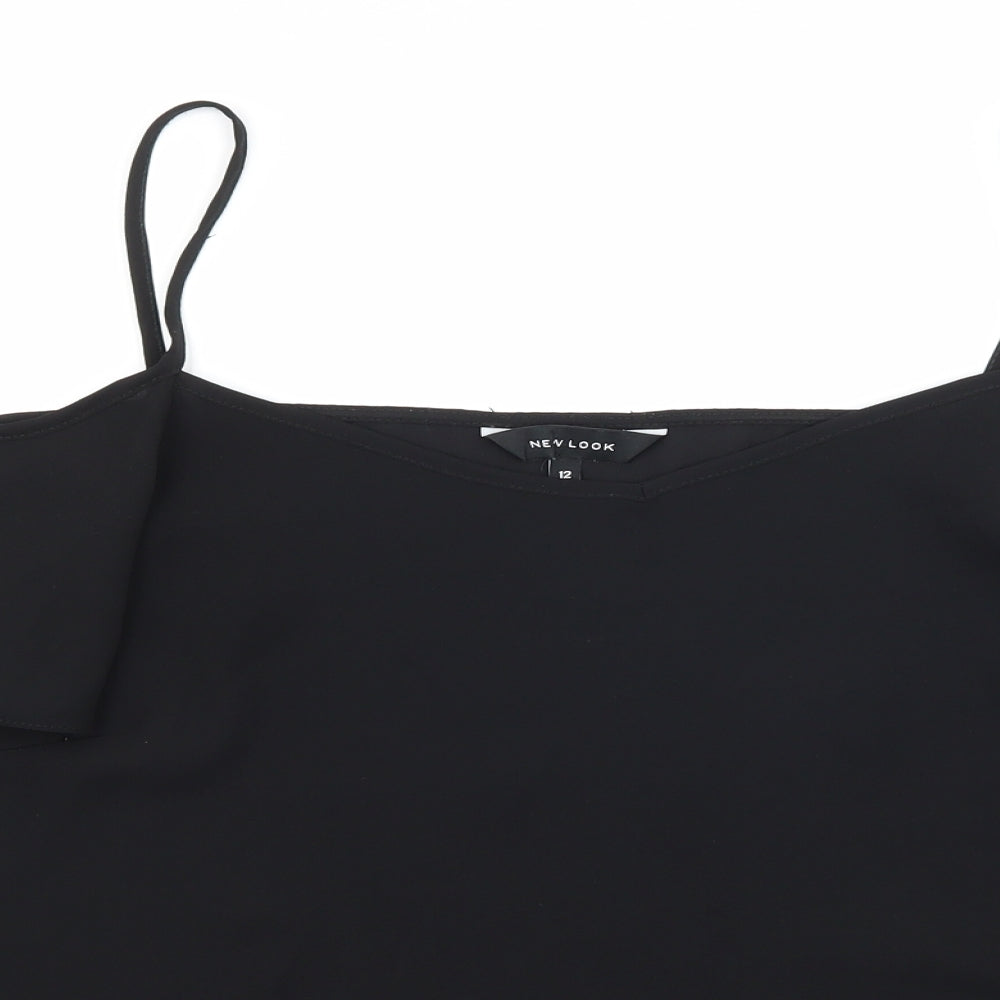 New Look Womens Black   Camisole Tank Size 12