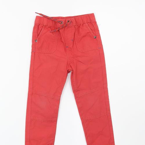 M&Co Boys Red   Cargo Trousers Size 18-24 Months