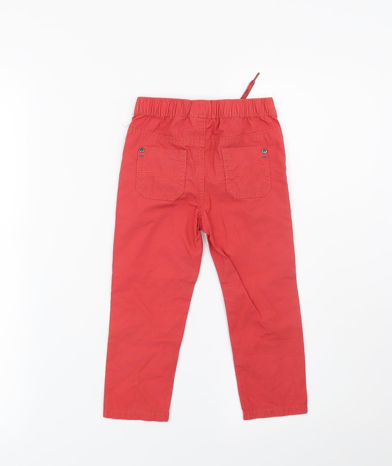 M&Co Boys Red   Cargo Trousers Size 18-24 Months