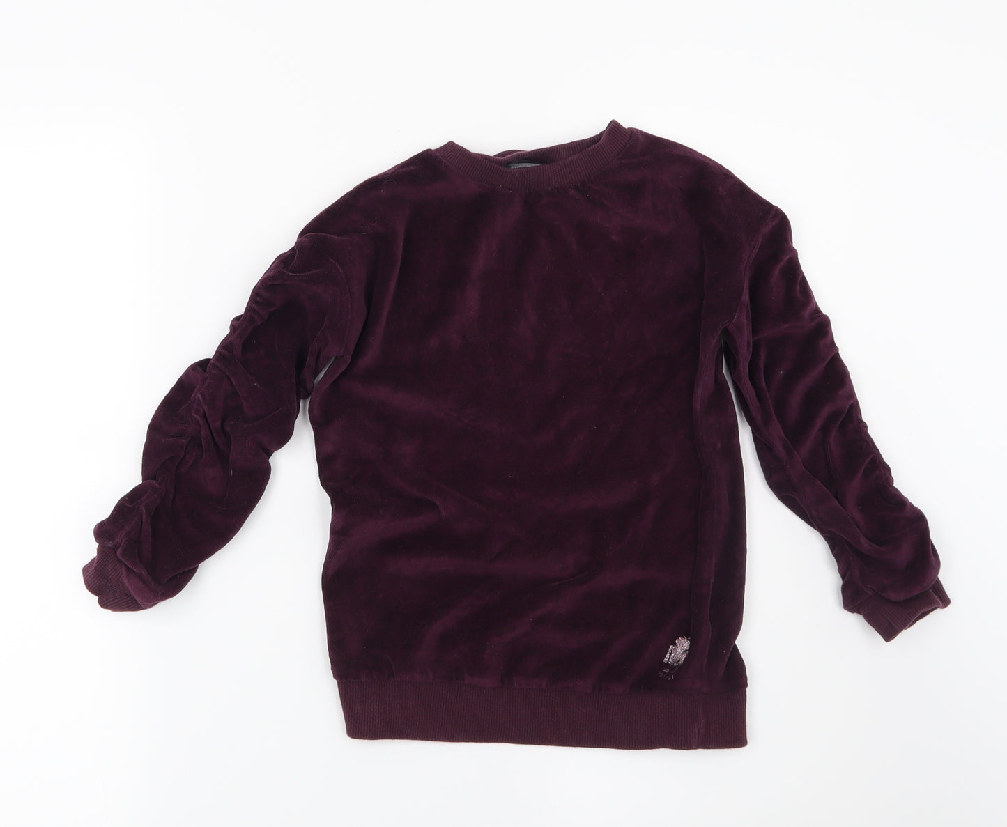 NEXT Girls Purple   Pullover Sweatshirt Size 6 Years  - Robot