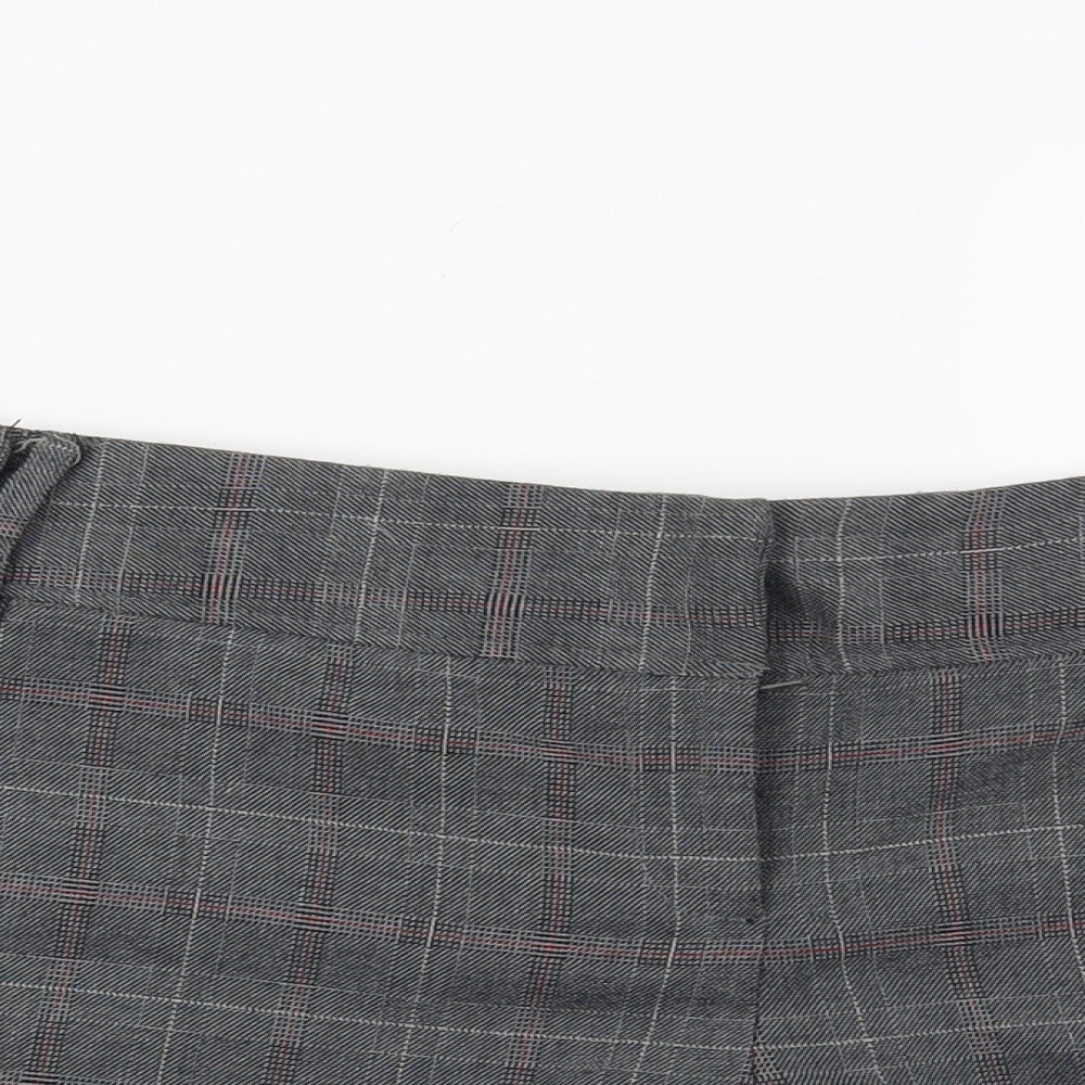Atmosphere Womens Grey Check  Hot Pants Shorts Size 12