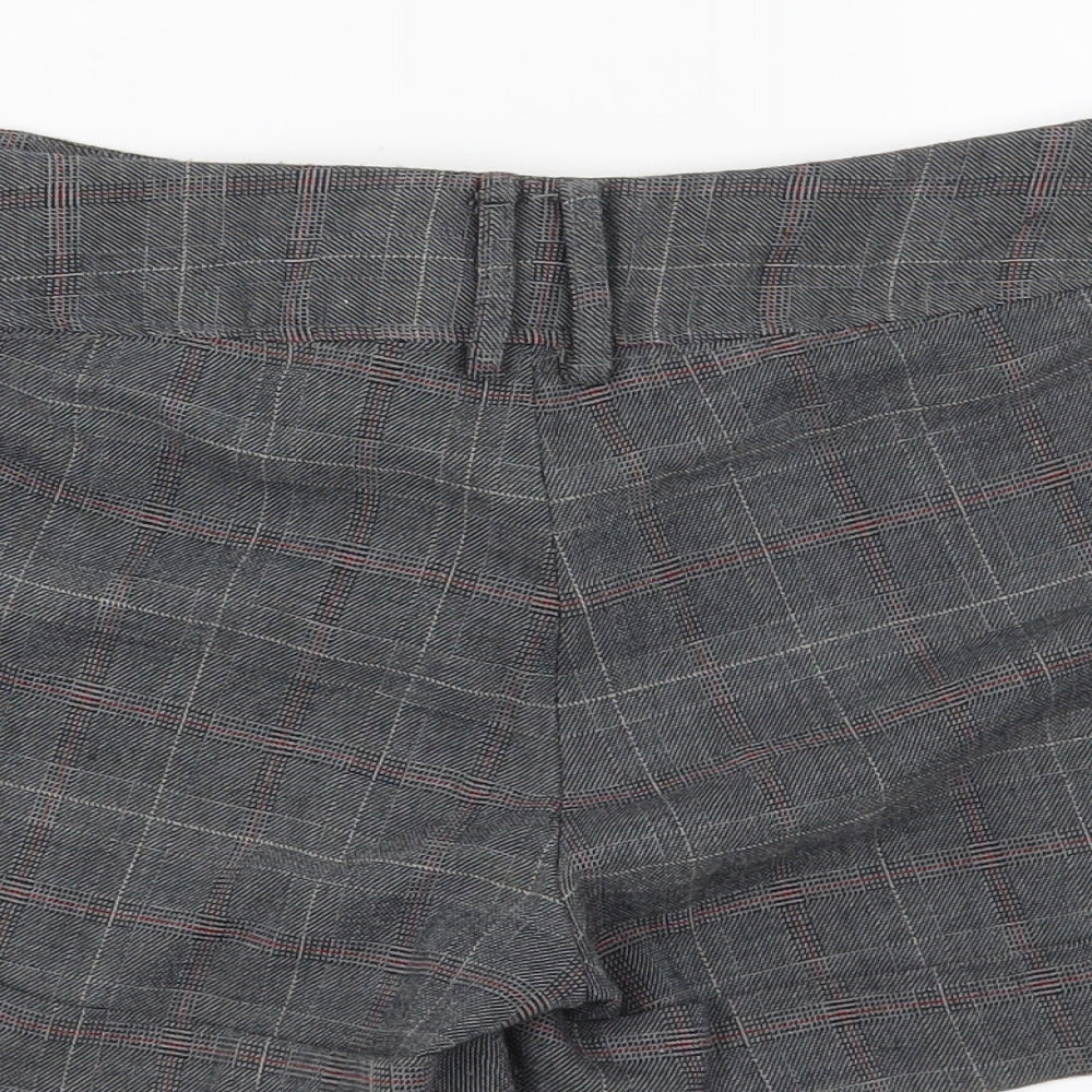 Atmosphere Womens Grey Check  Hot Pants Shorts Size 12