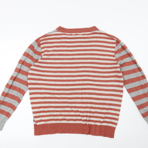 NEXT Womens Red Striped  Pullover Jumper Size 12