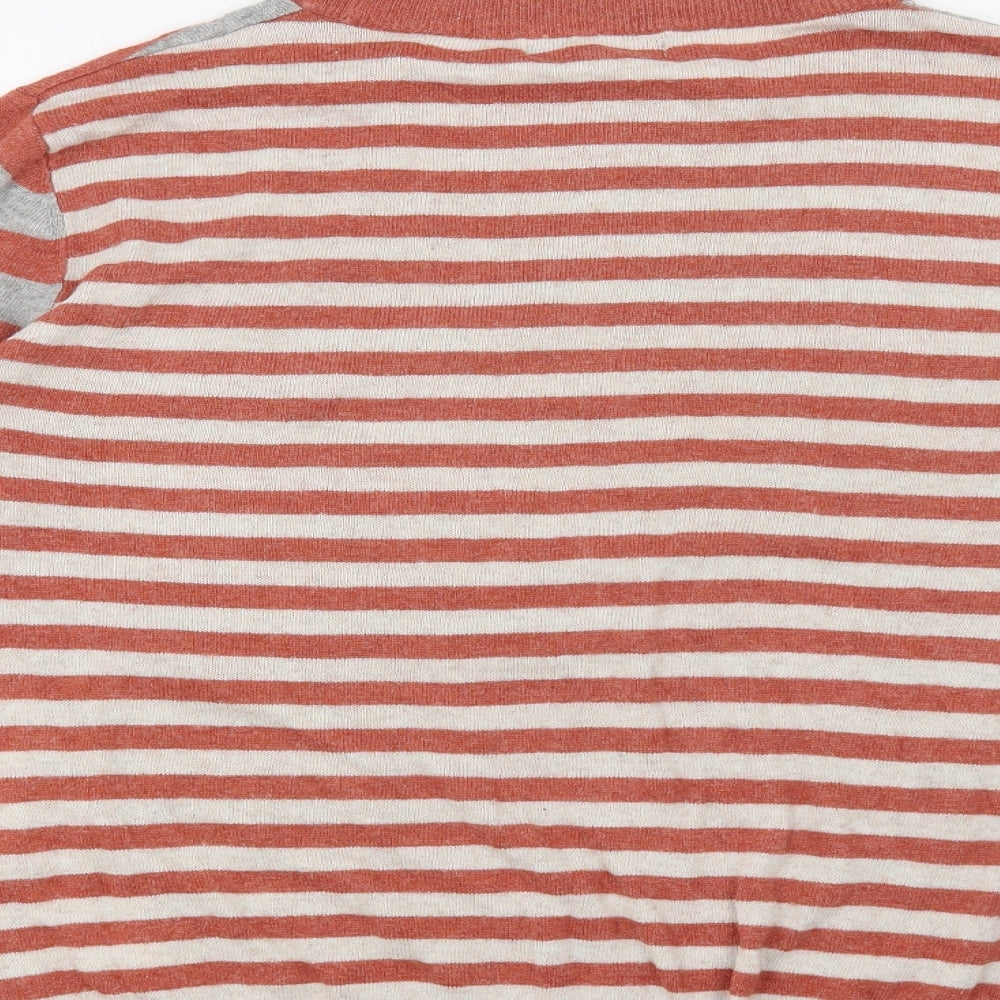 NEXT Womens Red Striped  Pullover Jumper Size 12