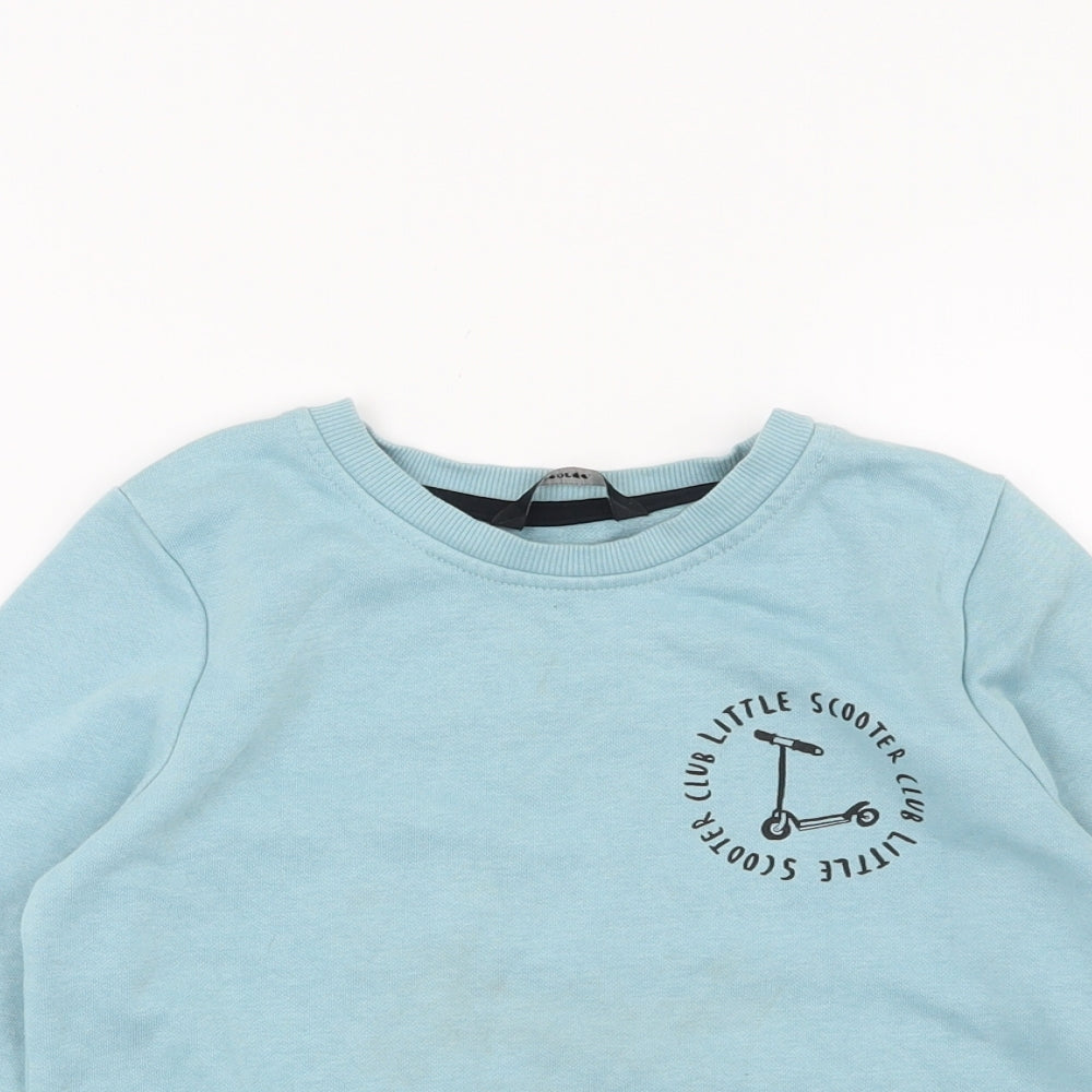 George Boys Blue   Pullover Sweatshirt Size 5-6 Years  - Little scooter club