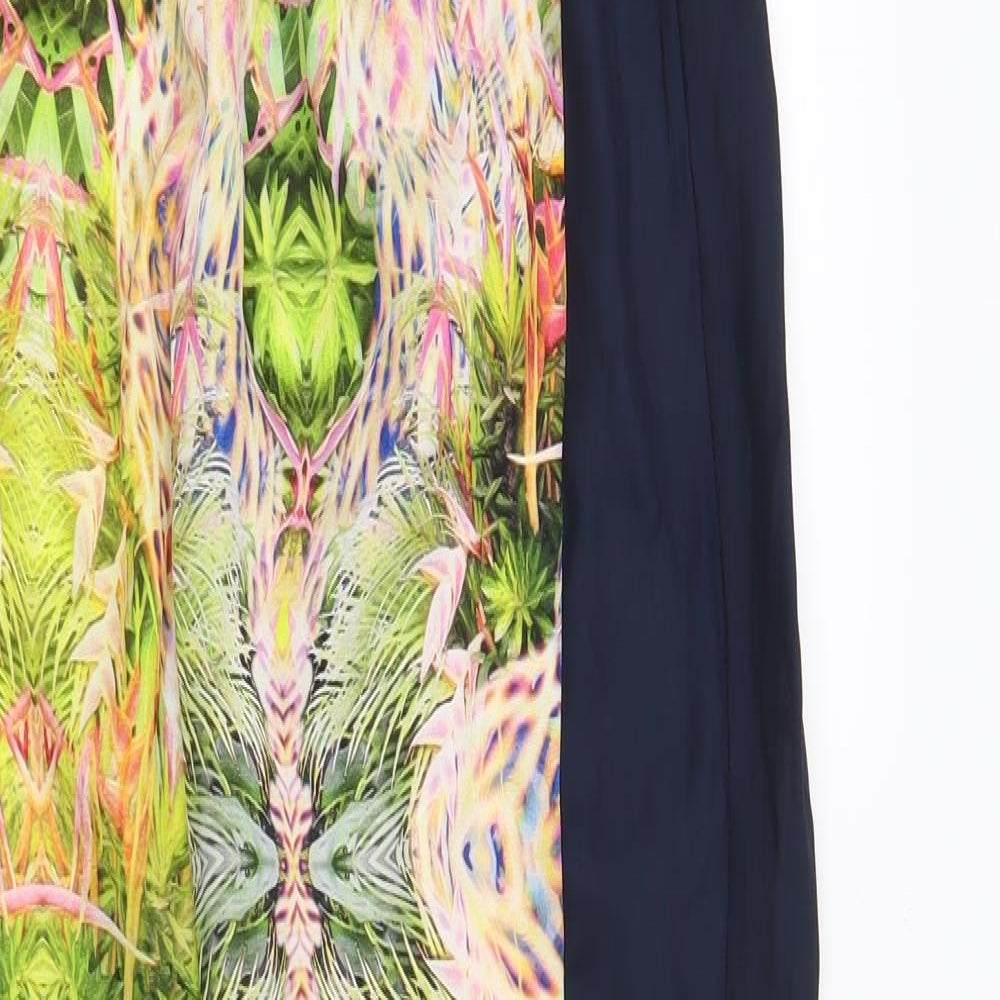 River Island Womens Yellow Geometric  Trousers  Size 8 L30 in