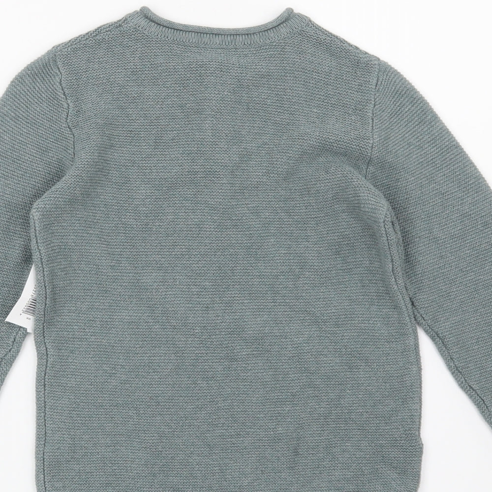 Matalan Boys Green   Pullover Jumper Size 4-5 Years