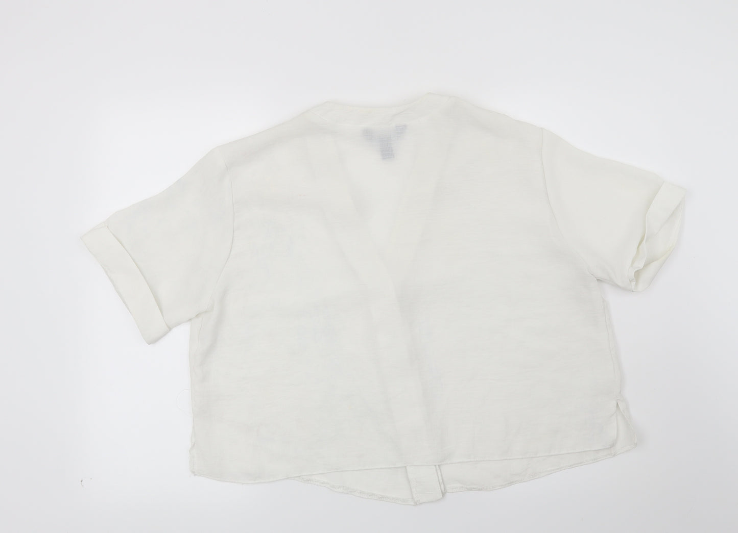 New Look Womens White   Basic Blouse Size 16