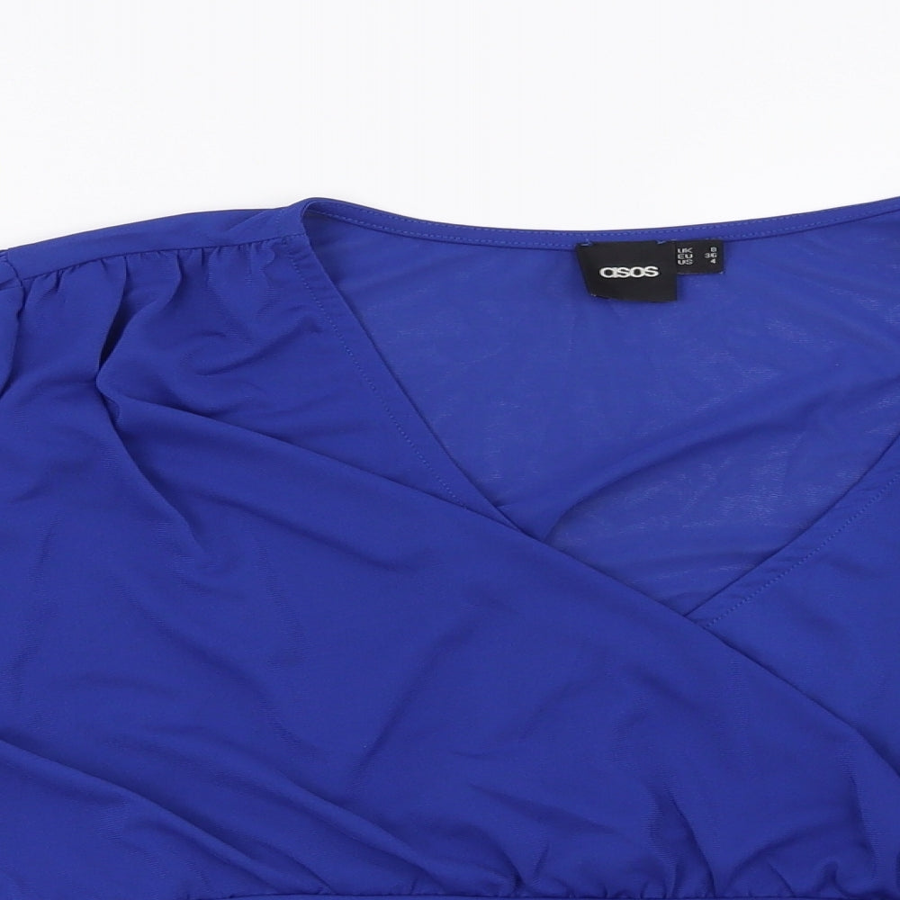 ASOS Womens Blue   Basic Blouse Size 8