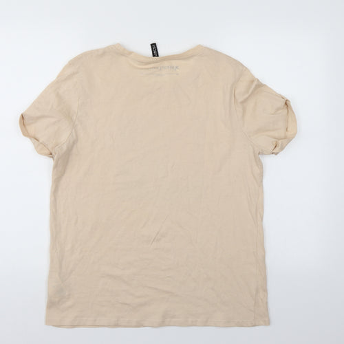 Divided Womens Ivory   Basic T-Shirt Size S