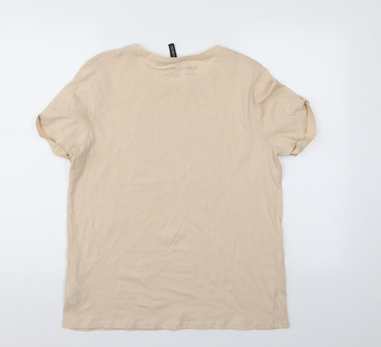 Divided Womens Ivory   Basic T-Shirt Size S