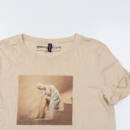 Divided Womens Ivory   Basic T-Shirt Size S