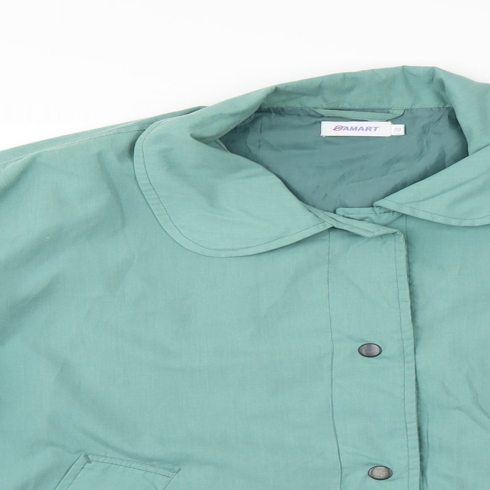 Damart Womens Green   Jacket  Size 20