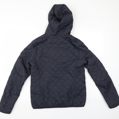 UNI QLO Womens Blue   Quilted Jacket