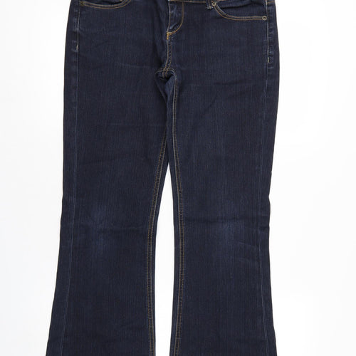 Preworn Mens Blue  Denim Bootcut Jeans Size 30 L32 in