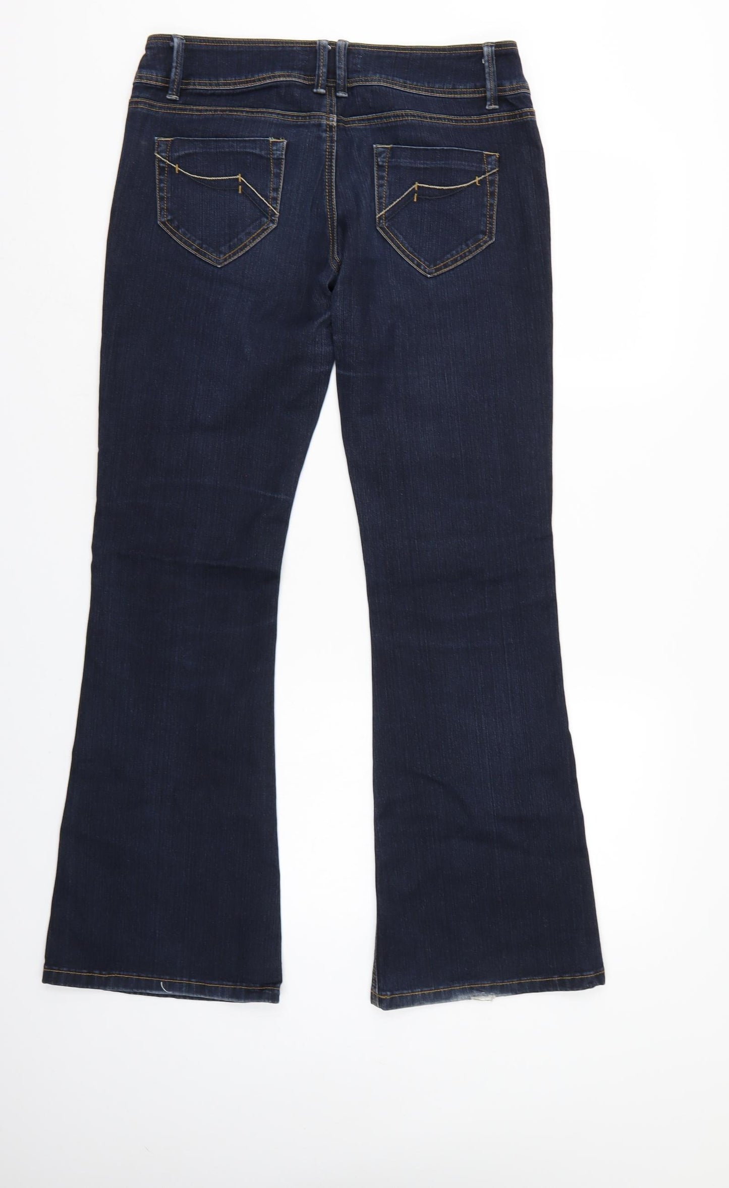 Preworn Mens Blue  Denim Bootcut Jeans Size 30 L32 in