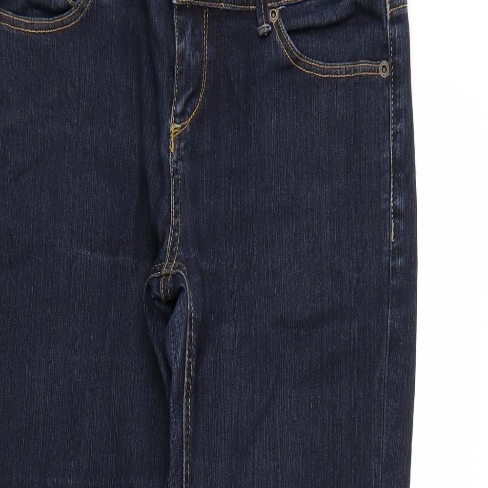 Preworn Mens Blue  Denim Bootcut Jeans Size 30 L32 in