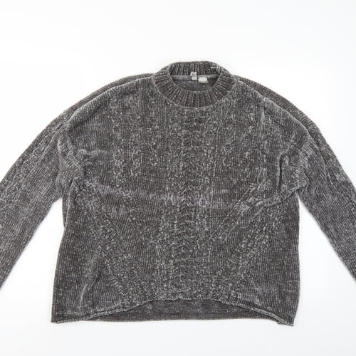 Divided Womens Grey   Pullover Jumper Size L