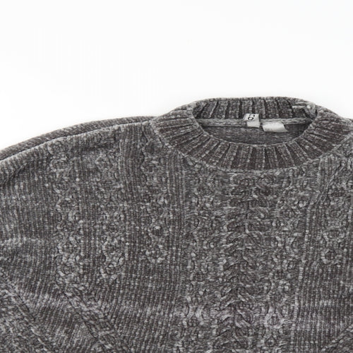 Divided Womens Grey   Pullover Jumper Size L