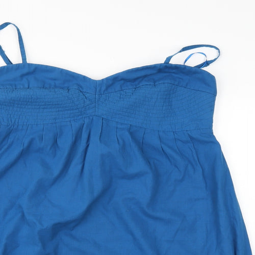 Top Shop Womens Blue   Tank Dress  Size 16
