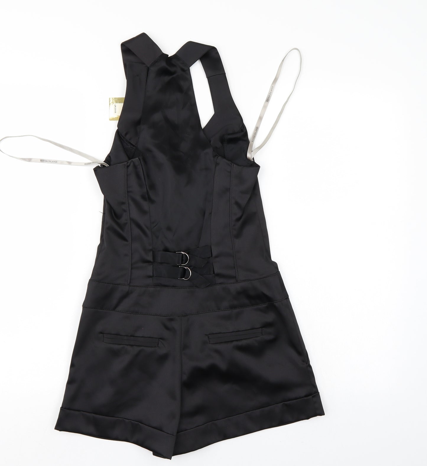 River Island Womens Black   Shorts One-Piece Size 6