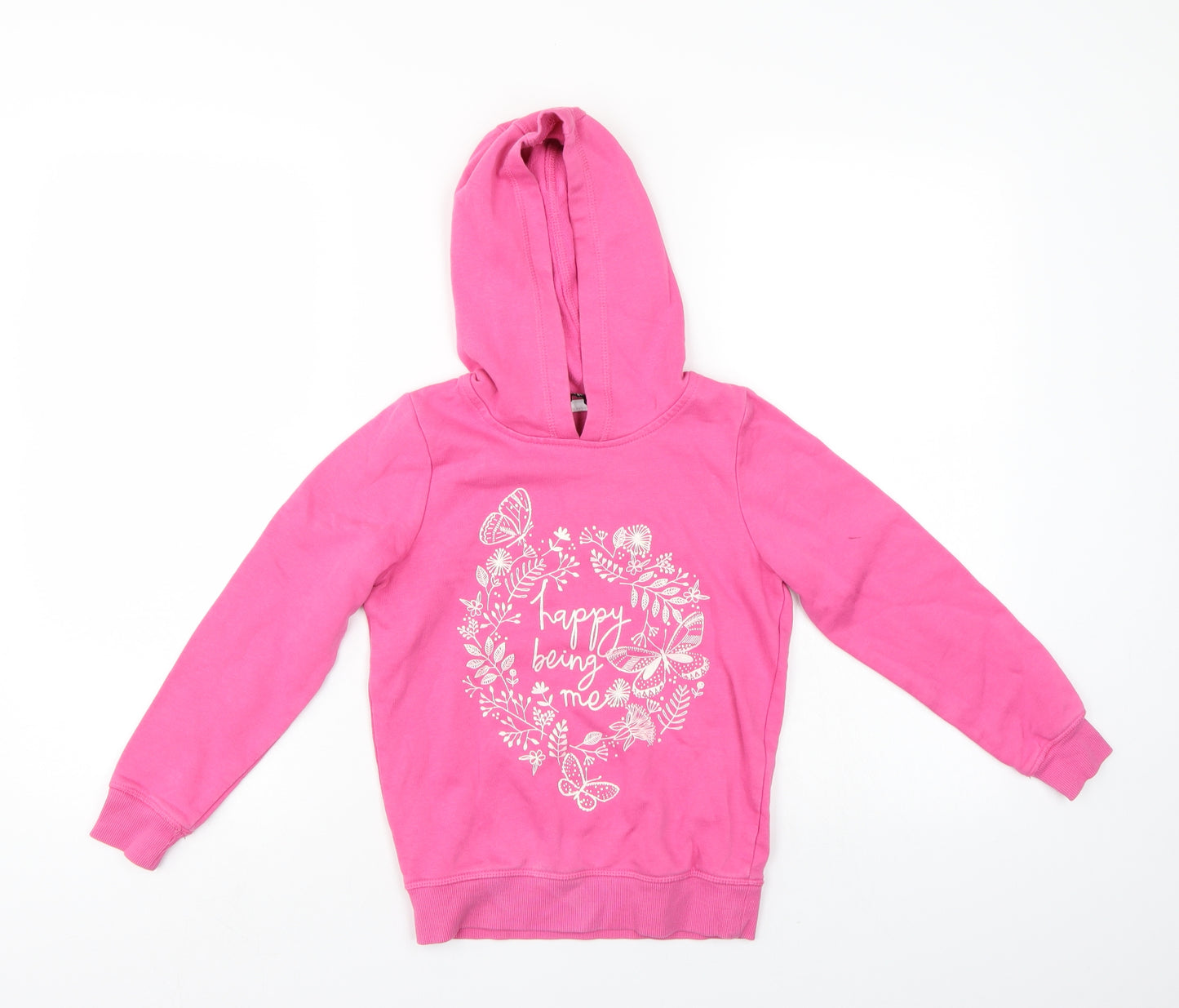 George Girls Ivory   Pullover Hoodie Size 8-9 Years
