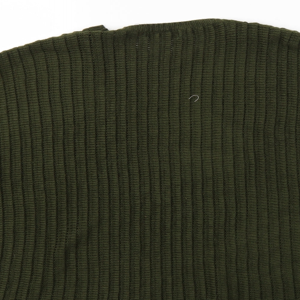 SheIn Womens Green   Pullover Jumper Size S  - Batwing