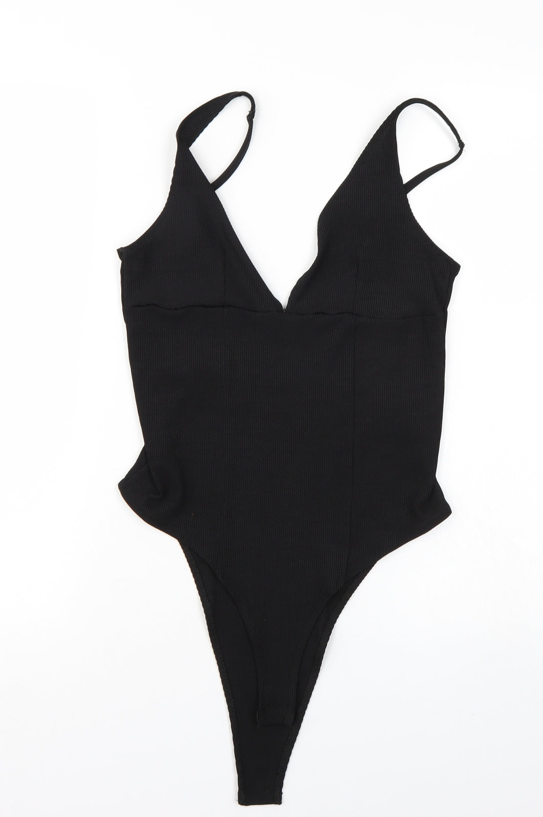 Primark Womens Black   Bodysuit One-Piece Size S