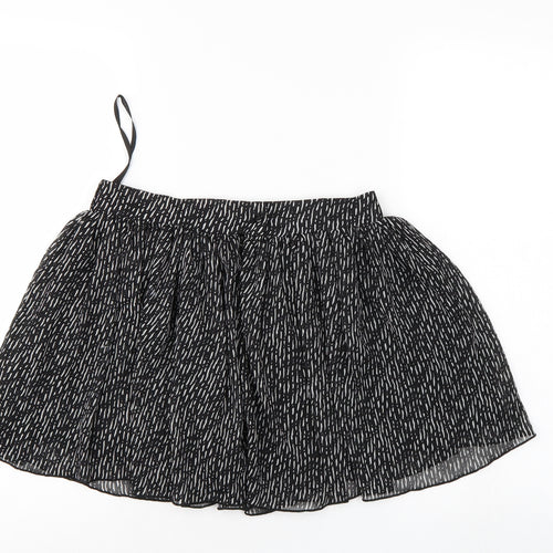 Atmosphere Womens Black Striped  Flare Skirt Size 8