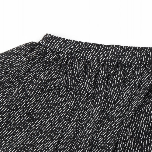 Atmosphere Womens Black Striped  Flare Skirt Size 8