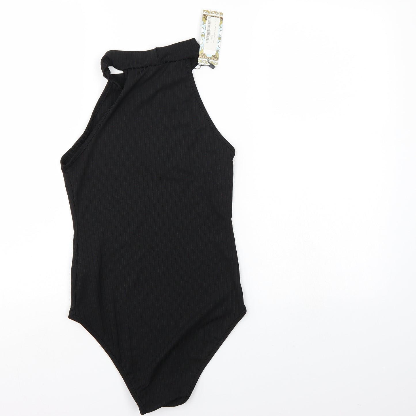 Boohoo Womens Black   Bodysuit One-Piece Size 8