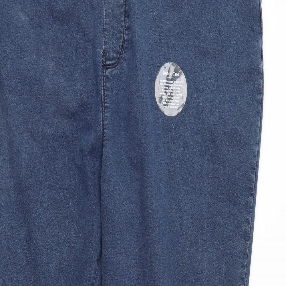 Ann Harvey Womens Blue   Straight Jeans Size 28 L29 in - Elastic Waist