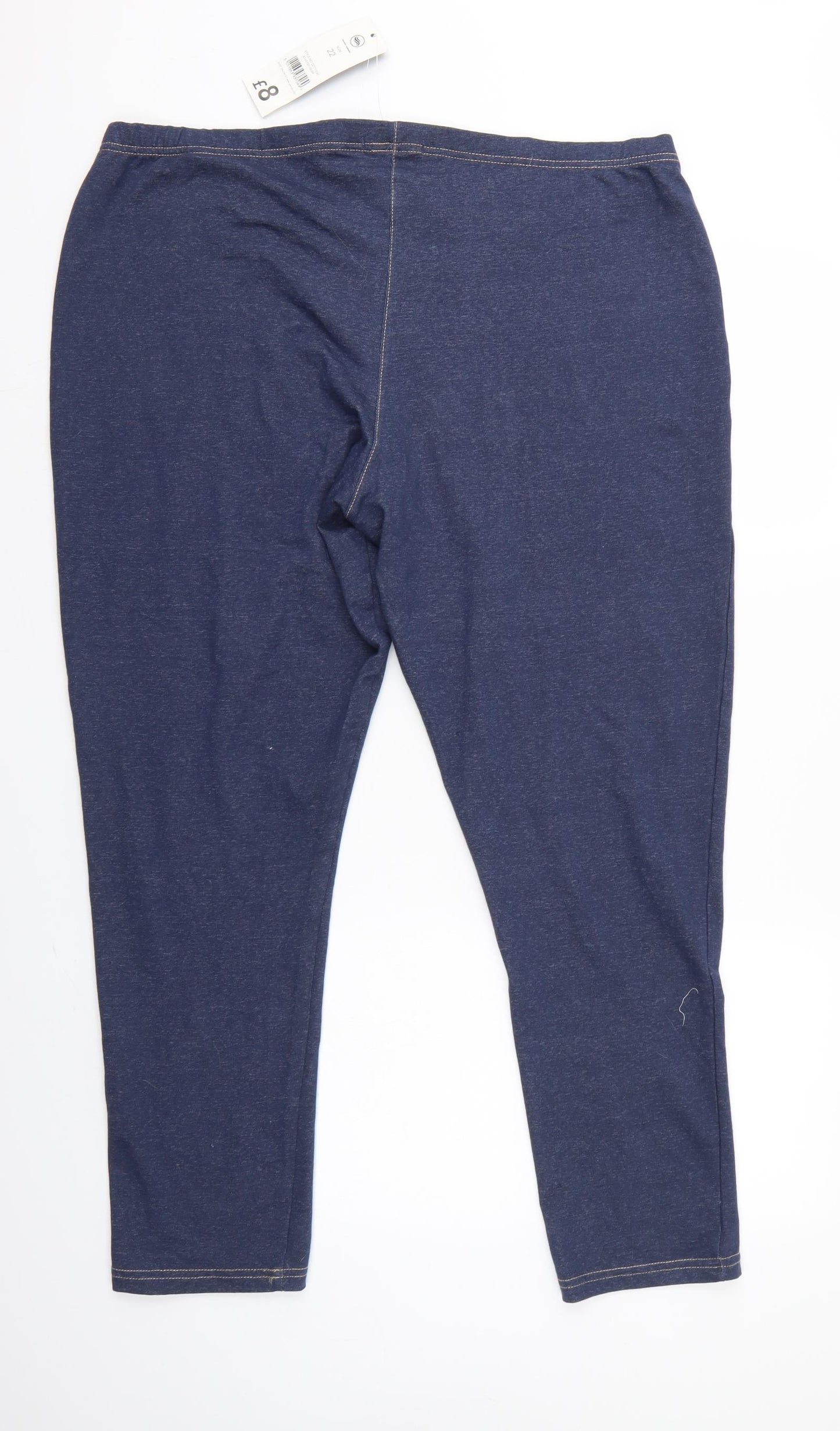 George Womens Blue   Jegging Leggings Size 22 L28 in