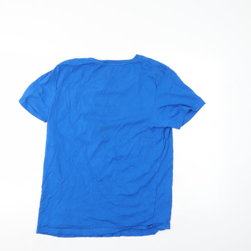 JACK & JONES Mens Blue    T-Shirt Size L