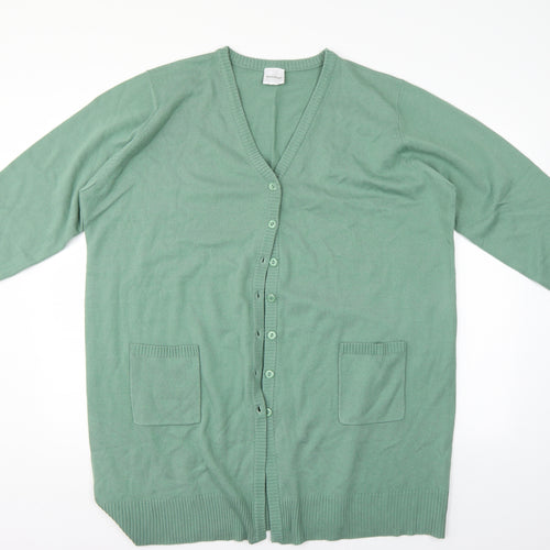 Wardrobe Womens Green   Cardigan Jumper Size 26