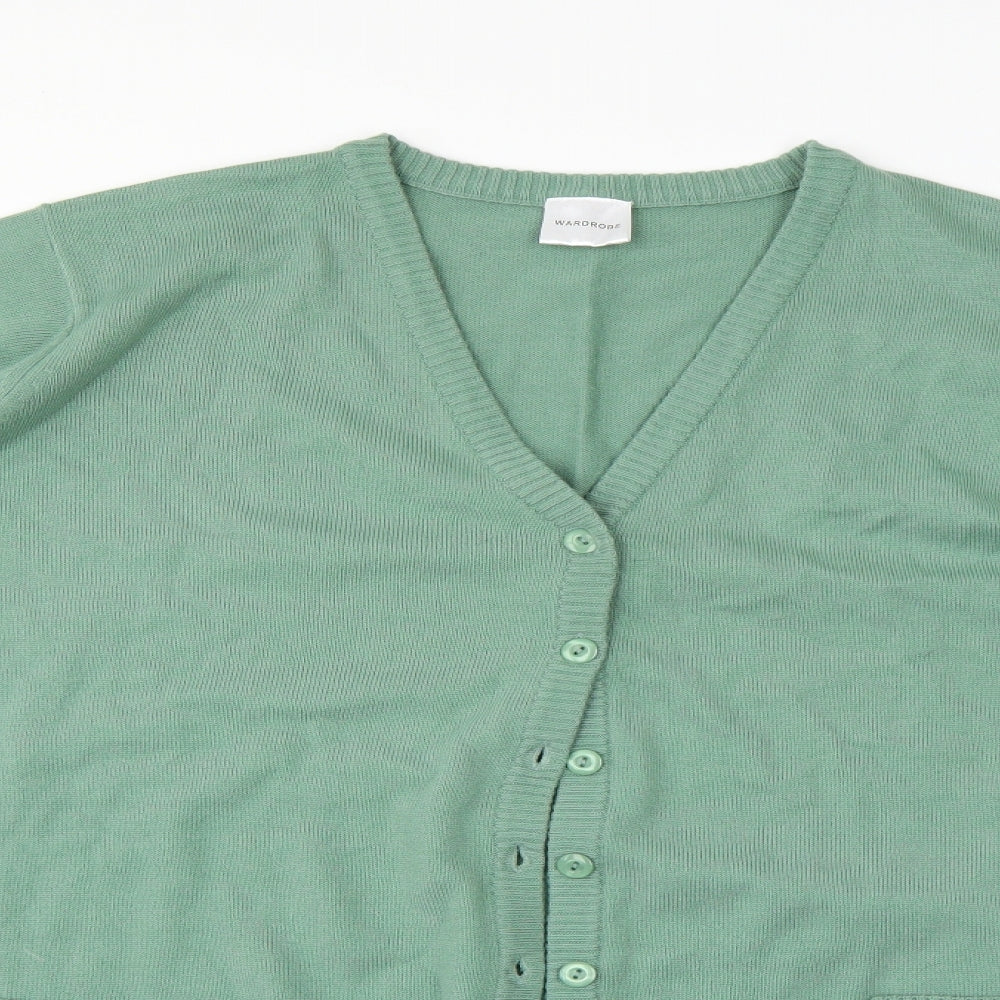 Wardrobe Womens Green   Cardigan Jumper Size 26