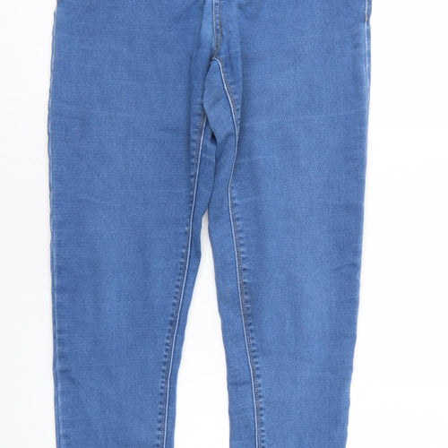 Denim & Co. Womens Blue  Denim Tapered Jeans Size 12 L28 in