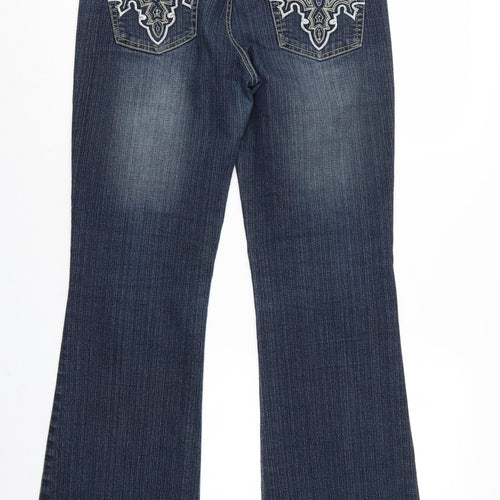 Adore Womens Blue  Denim Bootcut Jeans Size 14 L28 in