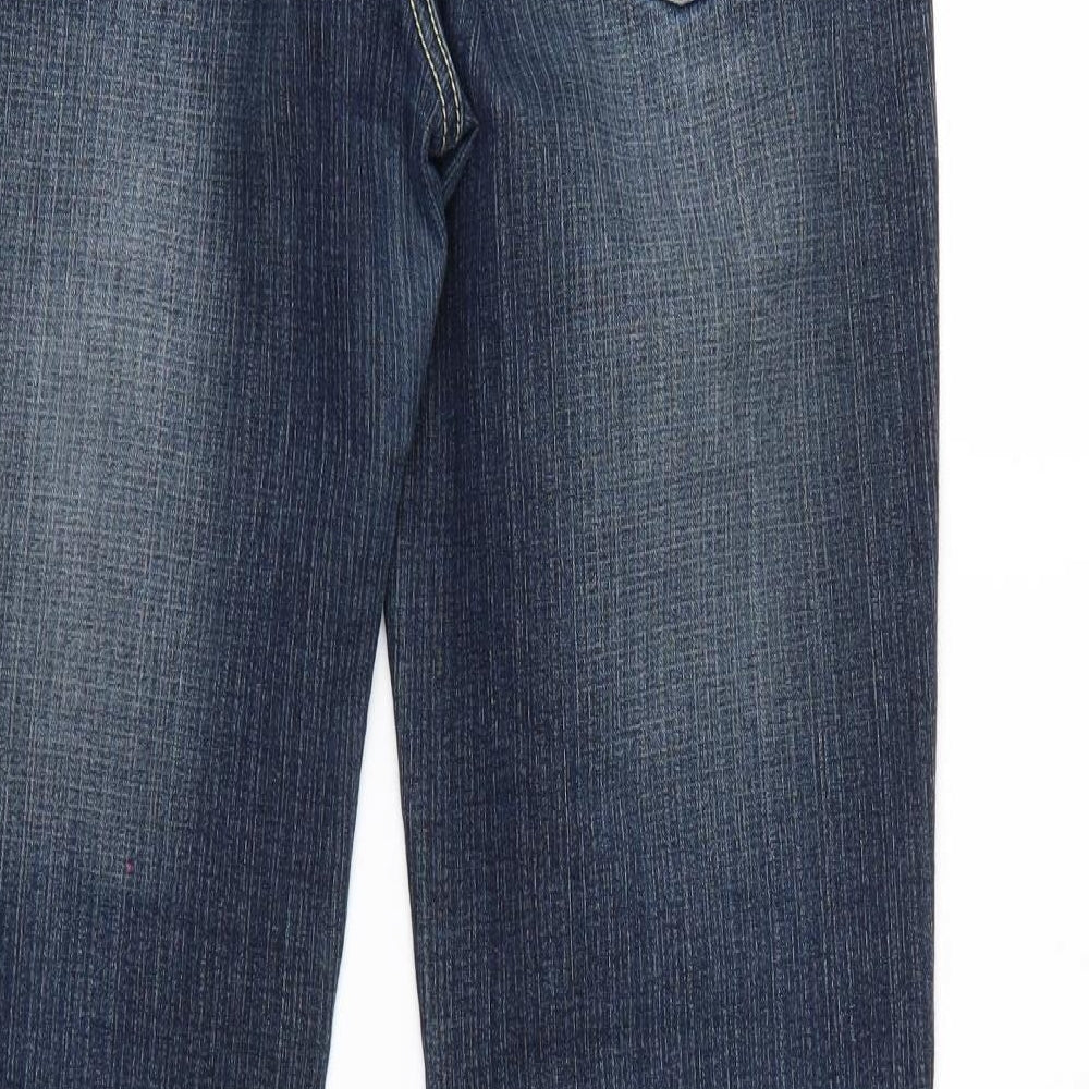 Adore Womens Blue  Denim Bootcut Jeans Size 14 L28 in