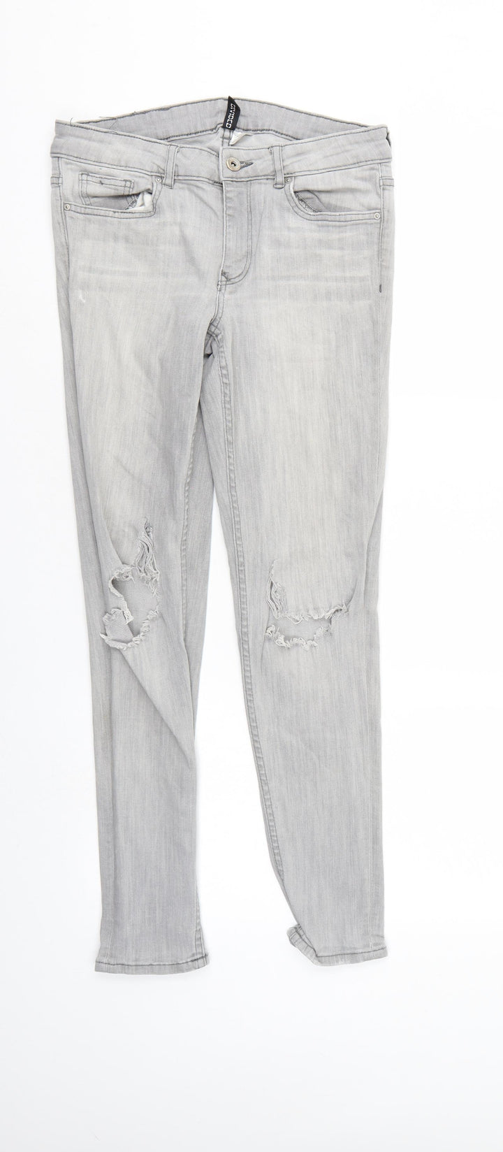 Divided Womens Red  Denim Tapered Jeans Size 12 L27 in