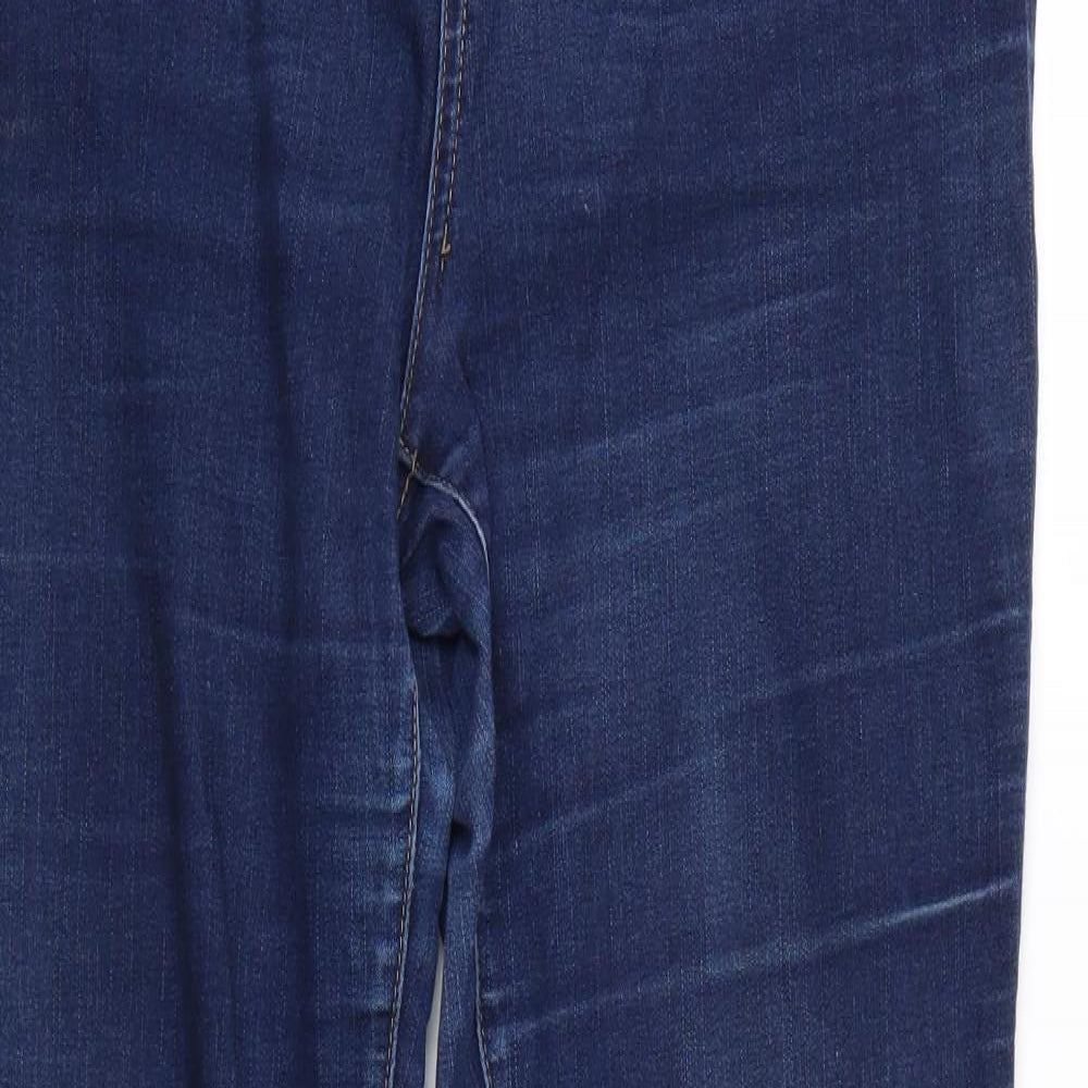 TU Womens Blue  Denim Straight Jeans Size 10 L27 in