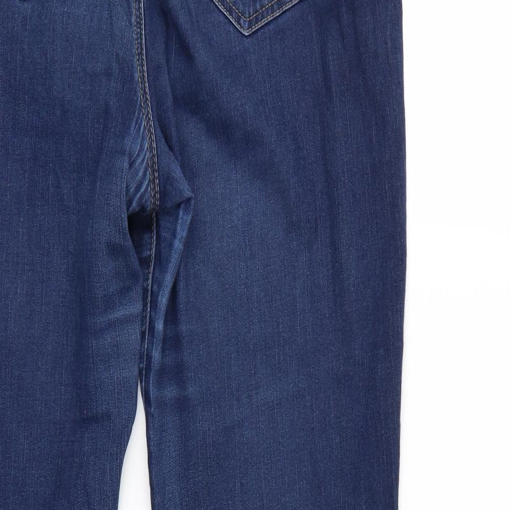 TU Womens Blue  Denim Straight Jeans Size 10 L27 in