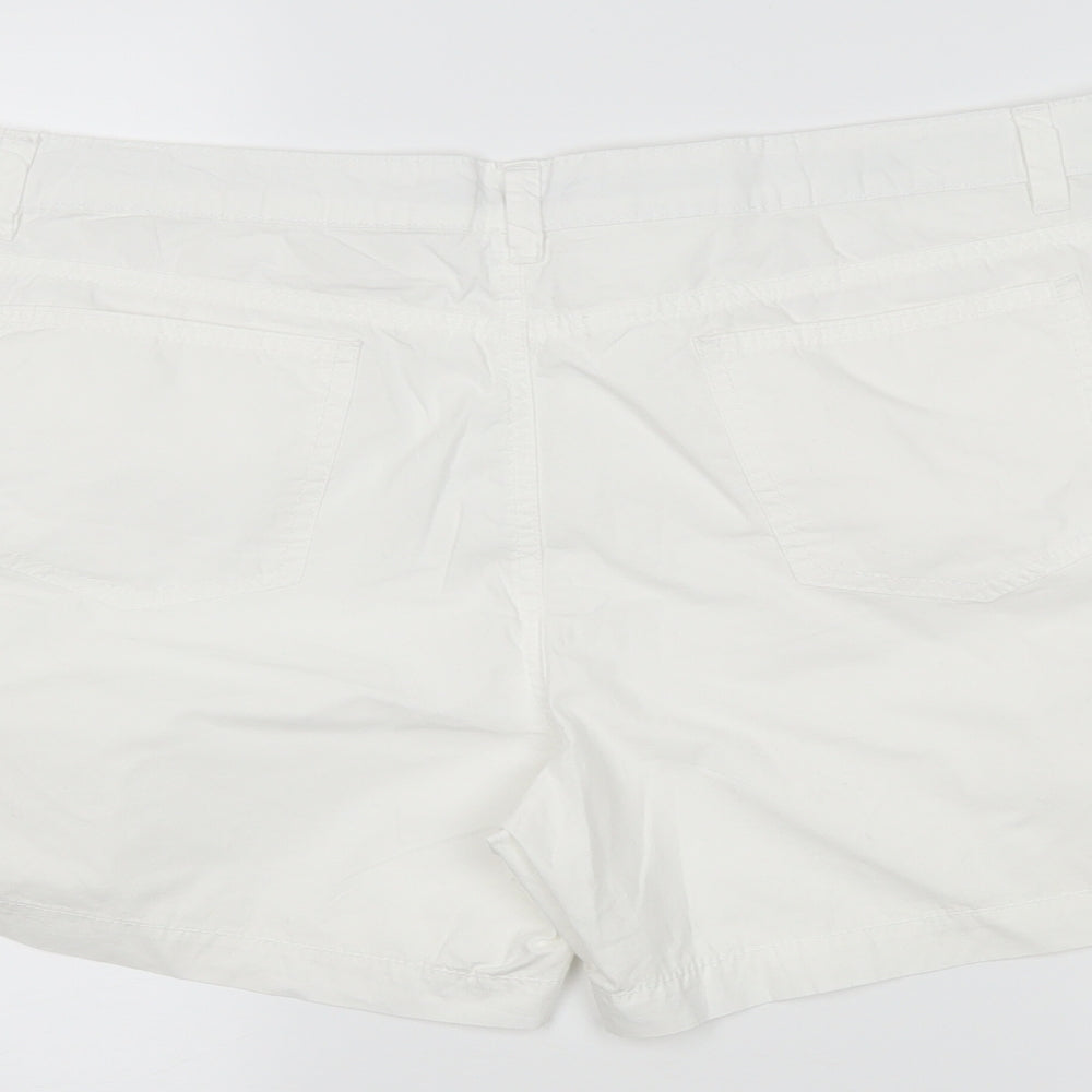 Very Womens White   Chino Shorts Size 14