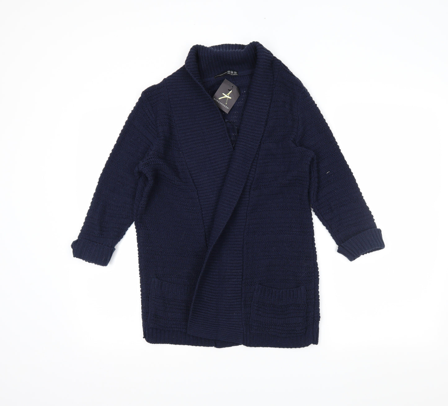 Atmosphere Womens Blue   Wrap Jumper Size 10