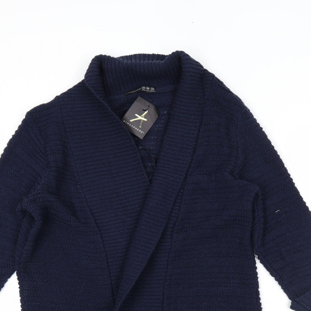Atmosphere Womens Blue   Wrap Jumper Size 10